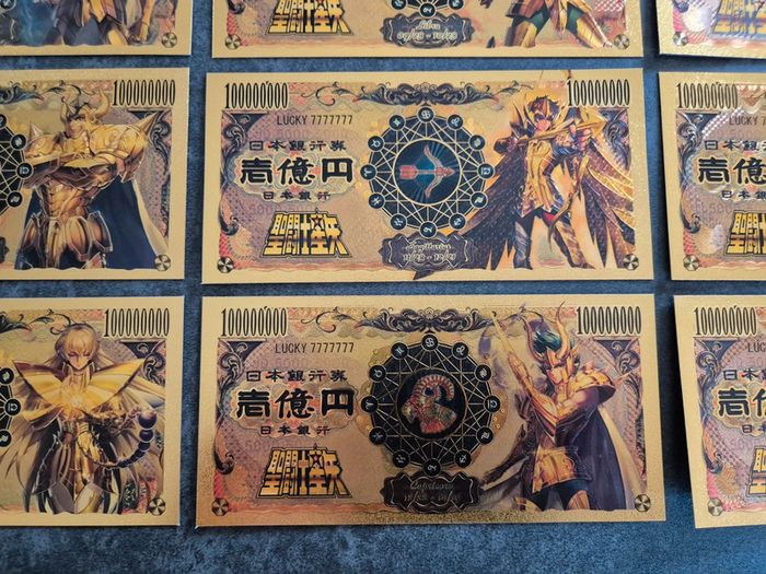 12 Billets OR à collectionner Saint Seiya - photo numéro 5