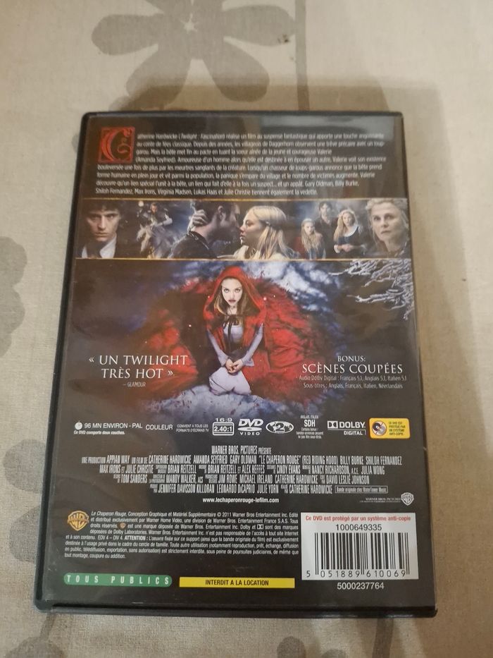 DVD Le chaperon rouge - photo numéro 2