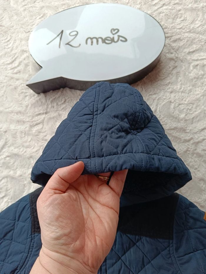 Manteau doudoune fourré avec capuche Garçon 12 mois Kiabi - photo numéro 5