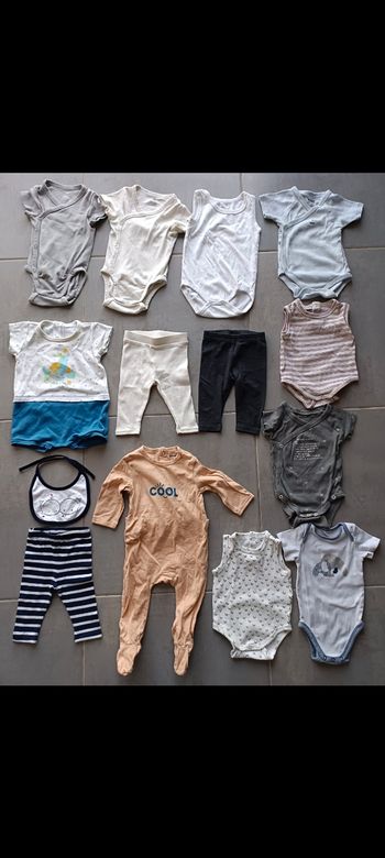 Lot de vêtements bébé garçon en 3 mois été