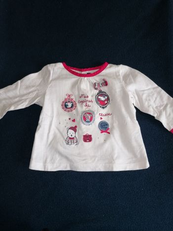 T-shirt manches longues 3 mois