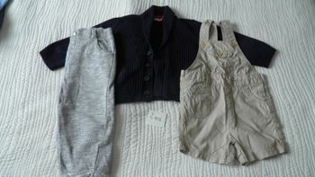 Lot de 3 vêtements garçon 2 ans