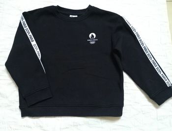Paris 2024 pull sweat épais 6 ans jeux olympiques