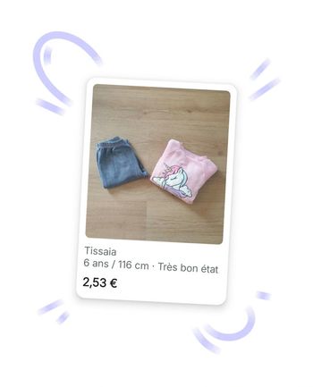 🩷 Pyjama 6 ans Tissaia #emyfleury_6ansfille