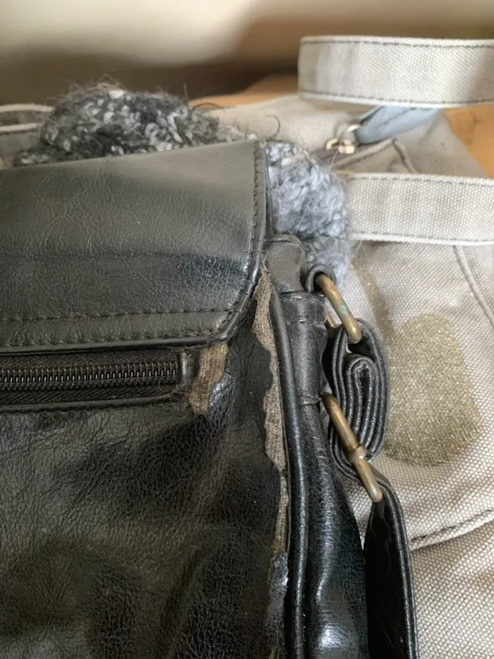 Sac bandoulière simili cuir - photo numéro 6