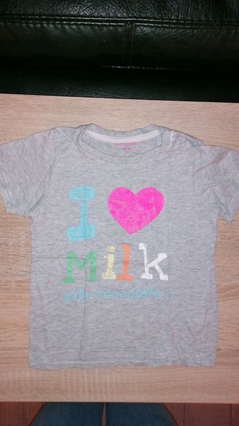 Tee shirt gris 2 ans