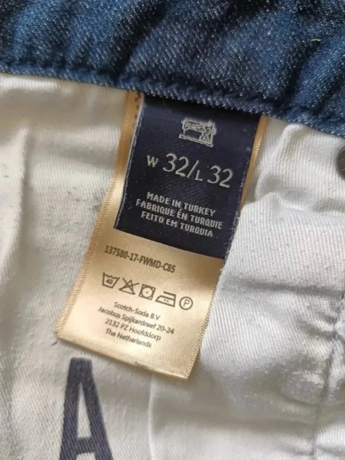 Jean Scotch & Soda coupe skinny 7/8iem ,taille haute ,stretch - photo numéro 11