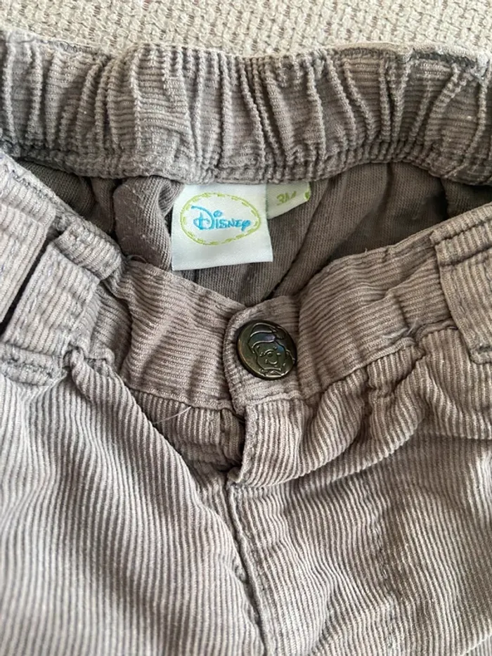 Pantalon en velours Disney taille 3 mois - photo numéro 3