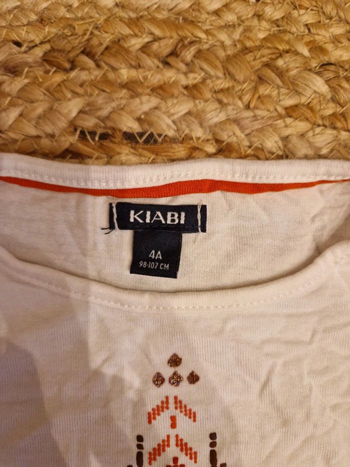 Tee shirt manches longues boheme Kiabi 🐇4 ans🐇 - photo numéro 3