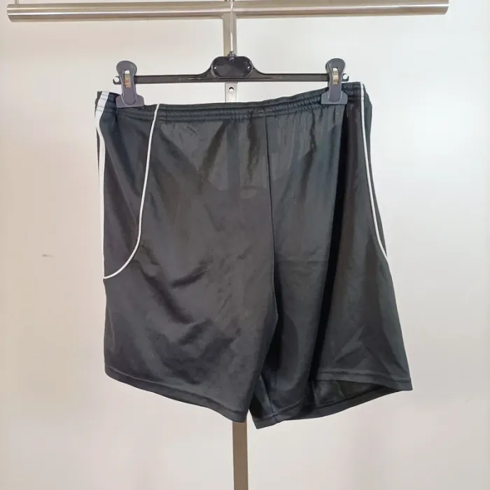 Short sport Adidas noir Taille L 3 bandes blanches 100% polyester A853 - photo numéro 7