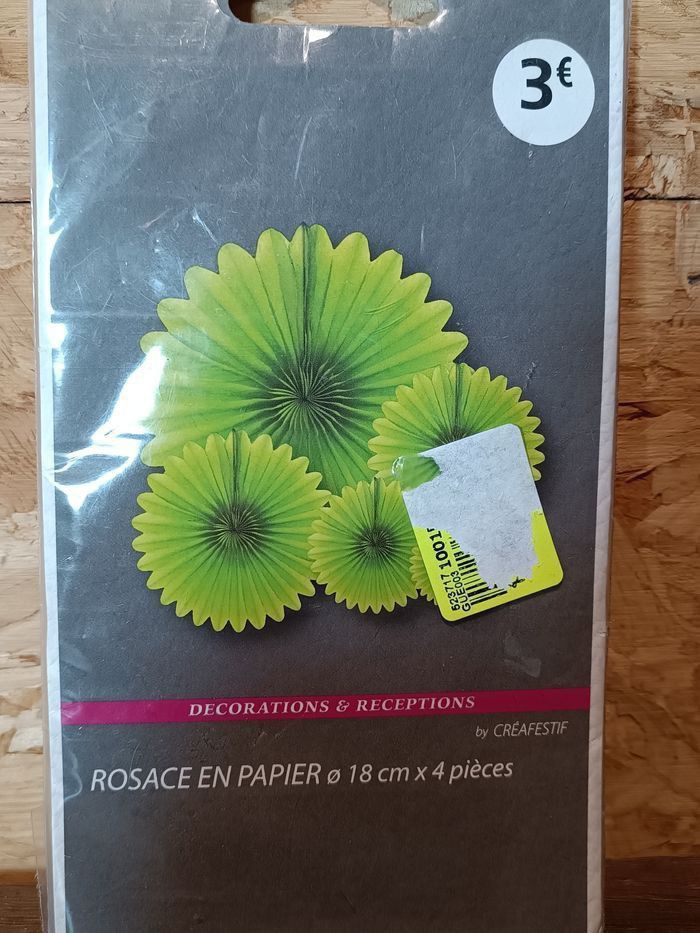 Rosace en papier