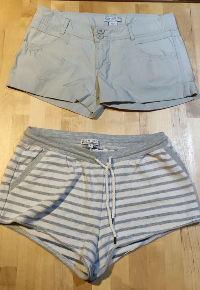 Lot 2 shorts été taille S - photo numéro 2