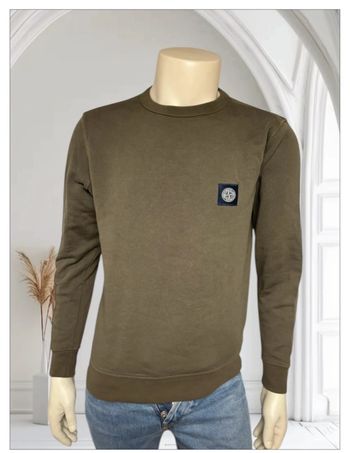 Sweat Stone Island kaki – Taille M – Comme neuf