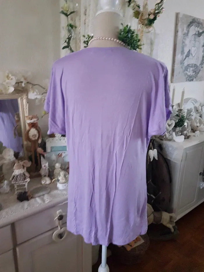 Haut parme/violet Women Only T 4 - photo numéro 2