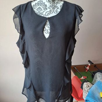 Blouse noire taille46 #M&Smode