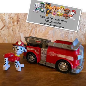 Idée Cadeau 🎁 Marcus avec son véhicule de la Pat Patrouille Paw Patrol
