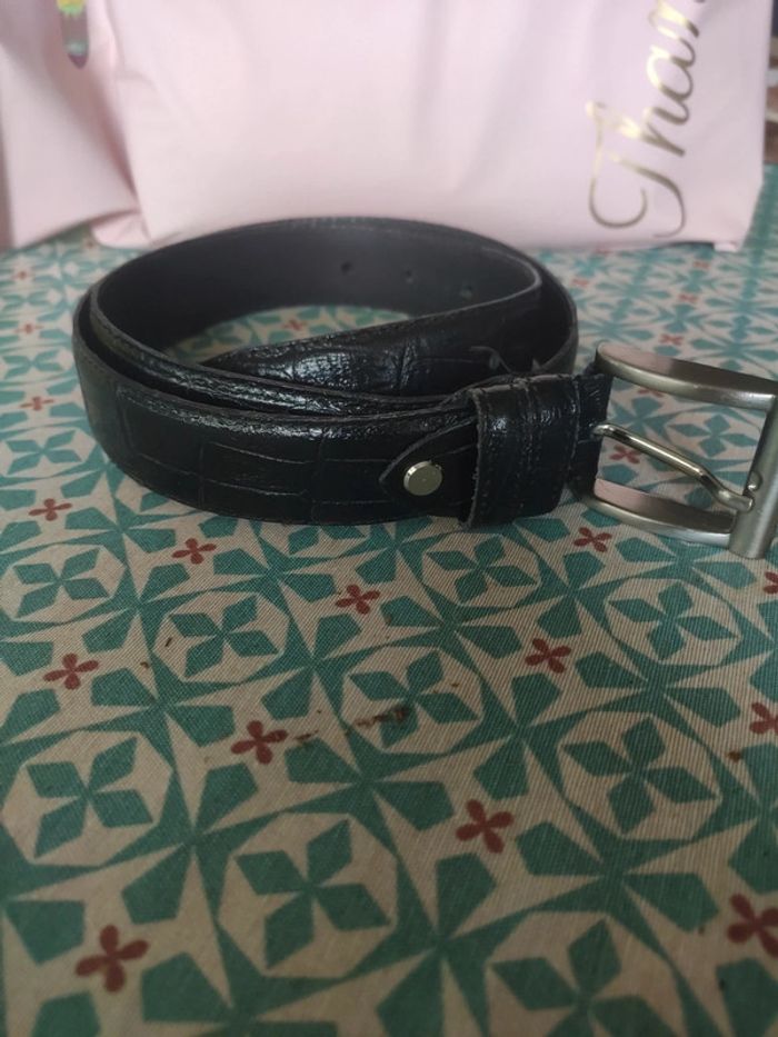 Ceinture cuir vachette 90 cm - photo numéro 3