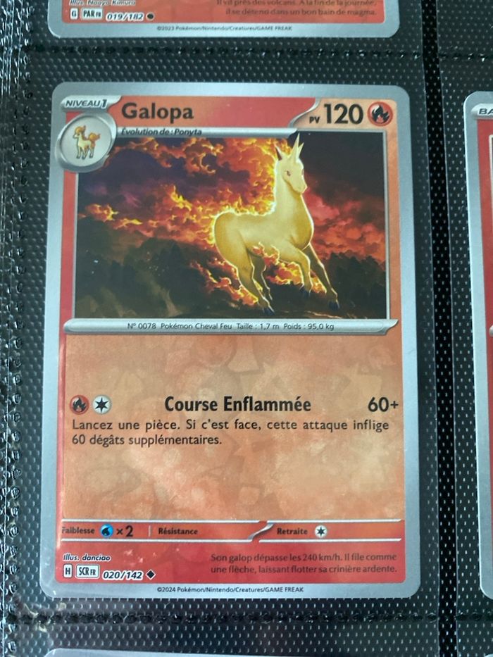 Carte Pokémon reverse neuf