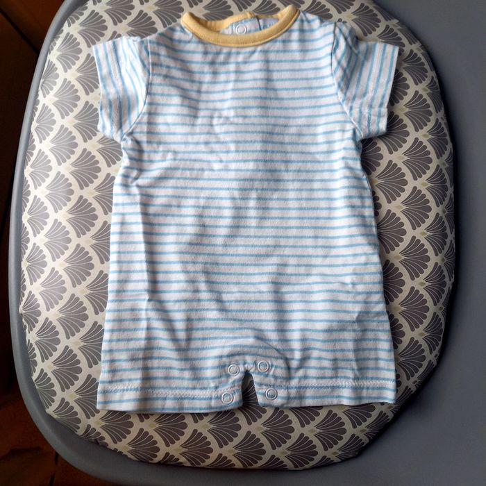 Grenouillère été manches courtes tex baby 3 mois