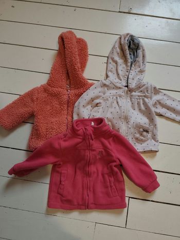 Lot de vestes 9 mois
