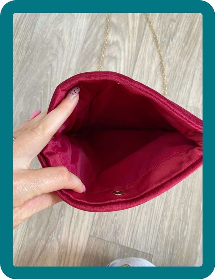 Sac / pochette en velours - photo numéro 3