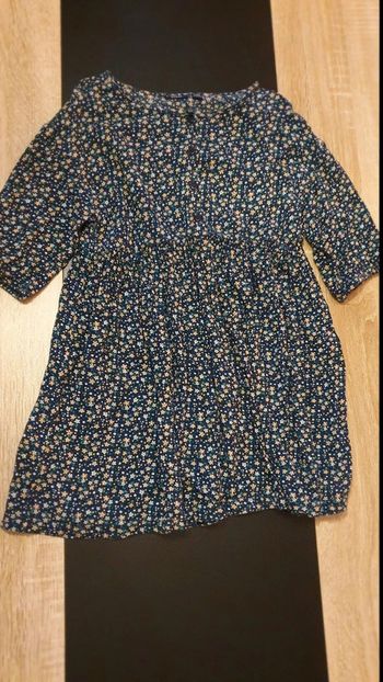 Robe fluide manche 3/4 6 ans