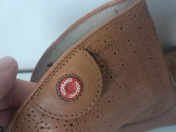 Nobrand bottines low boots P.38 marron en cuir - photo numéro 3