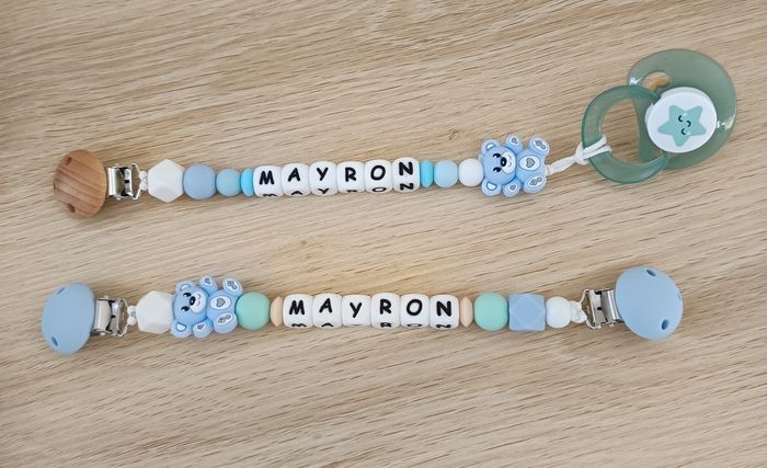 Attache-tétine ou attache-doudou 🌸