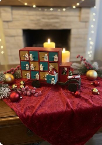 Calendrier de l’avent bois camion