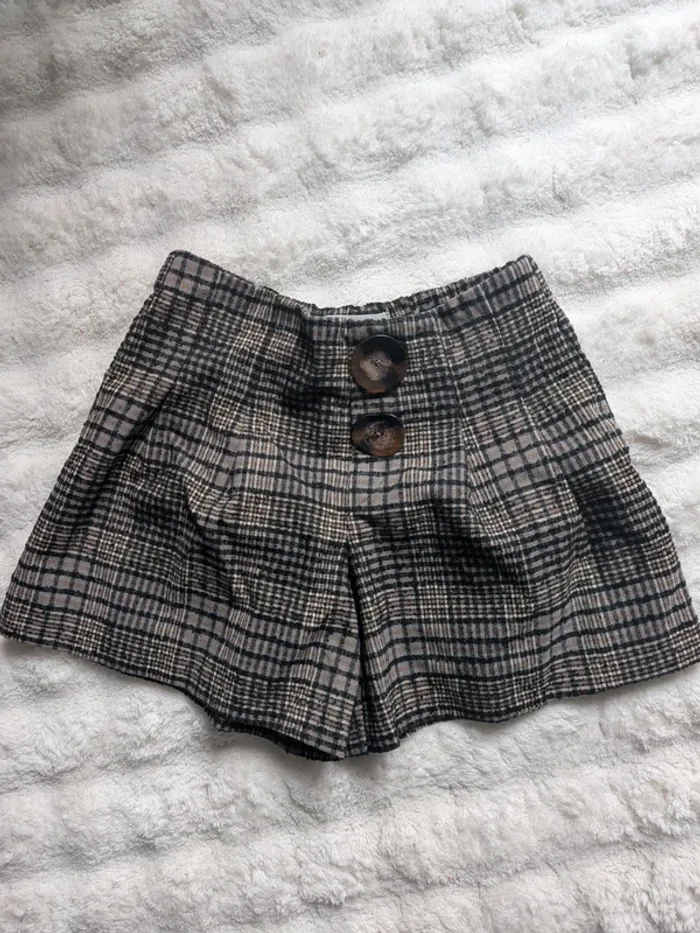 Short à carreaux Zara 9 ans