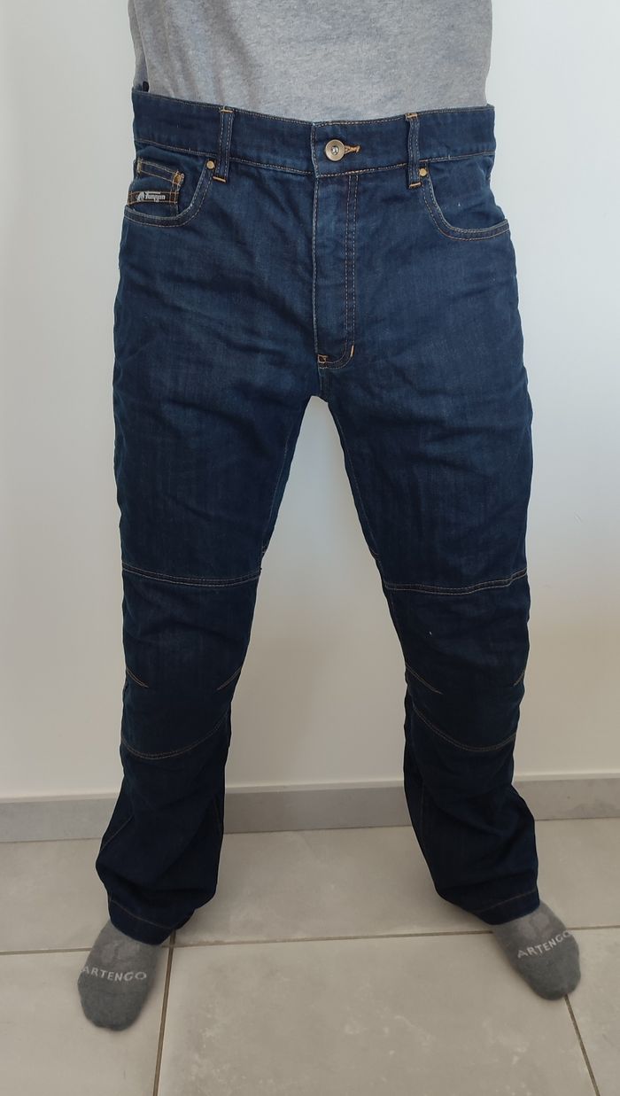 Pantalon de moto jean D03 marque Furygan - taille 40 - excellent état - photo numéro 6