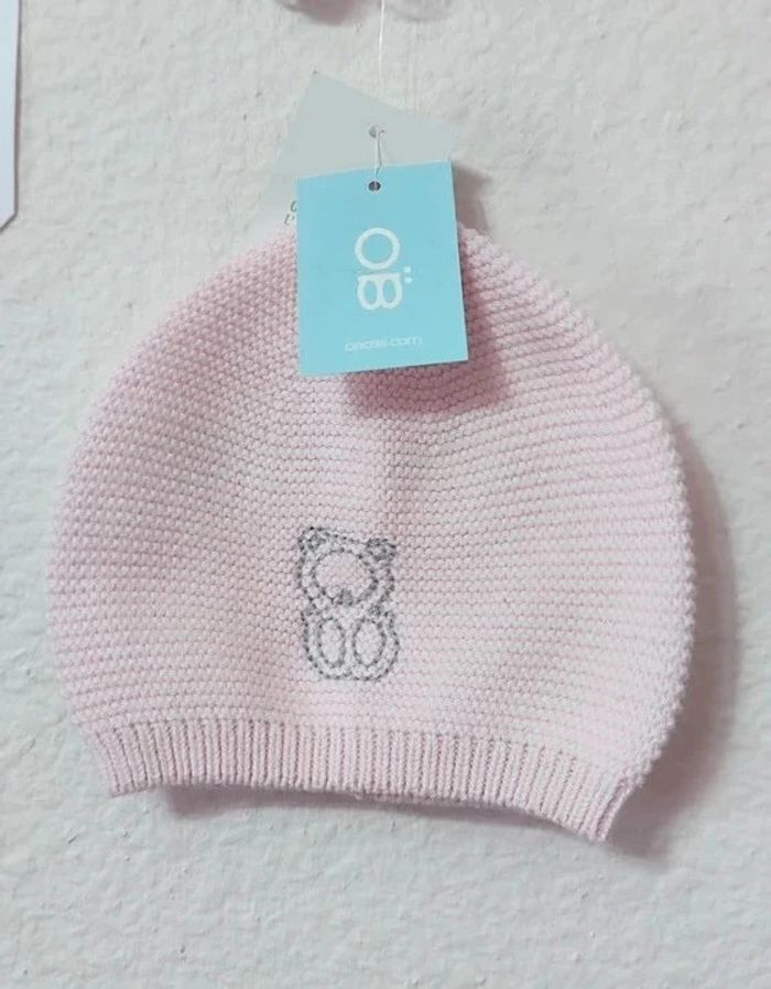 Bonnet Obaïbi bébé fille taille 6/12 mois neuf avec étiquette - photo numéro 4