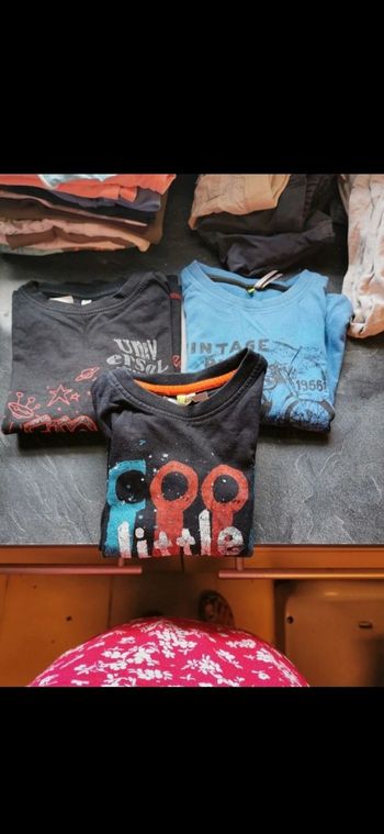 Lot 3 tee-shirts manches longues