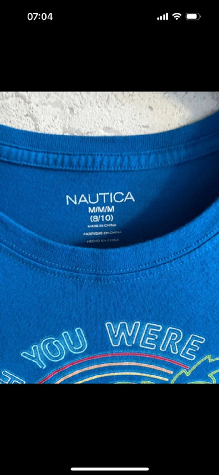 Tee shirt nautica taille 10 ans - photo numéro 3