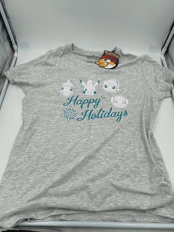 TShirt Pokémon taille M Happy Holidays neuf