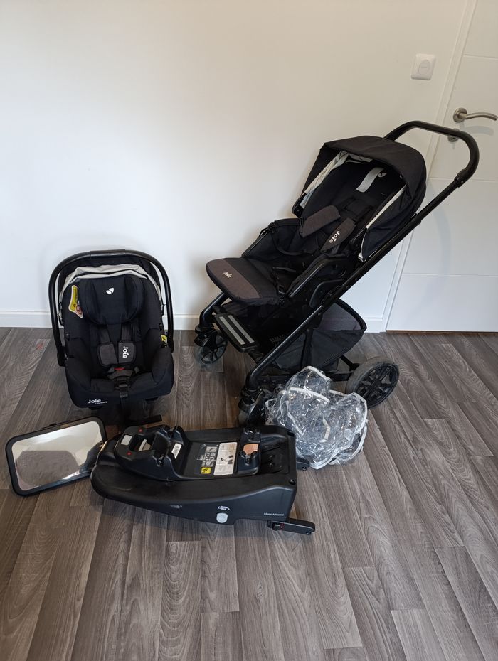 Poussette JOIE Duo Chrome + i-Base Advance