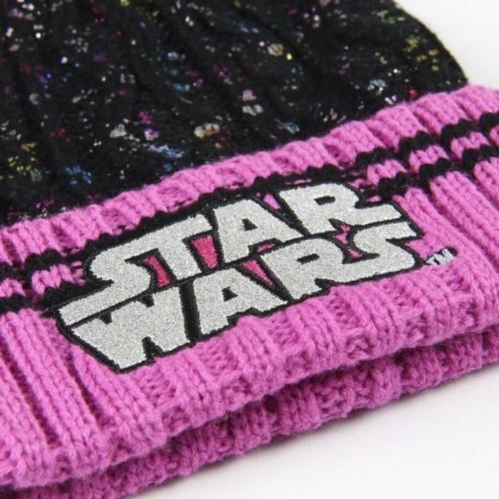 STAR WARS - Bonnet Pompon Black & Pink taille unique - photo numéro 3