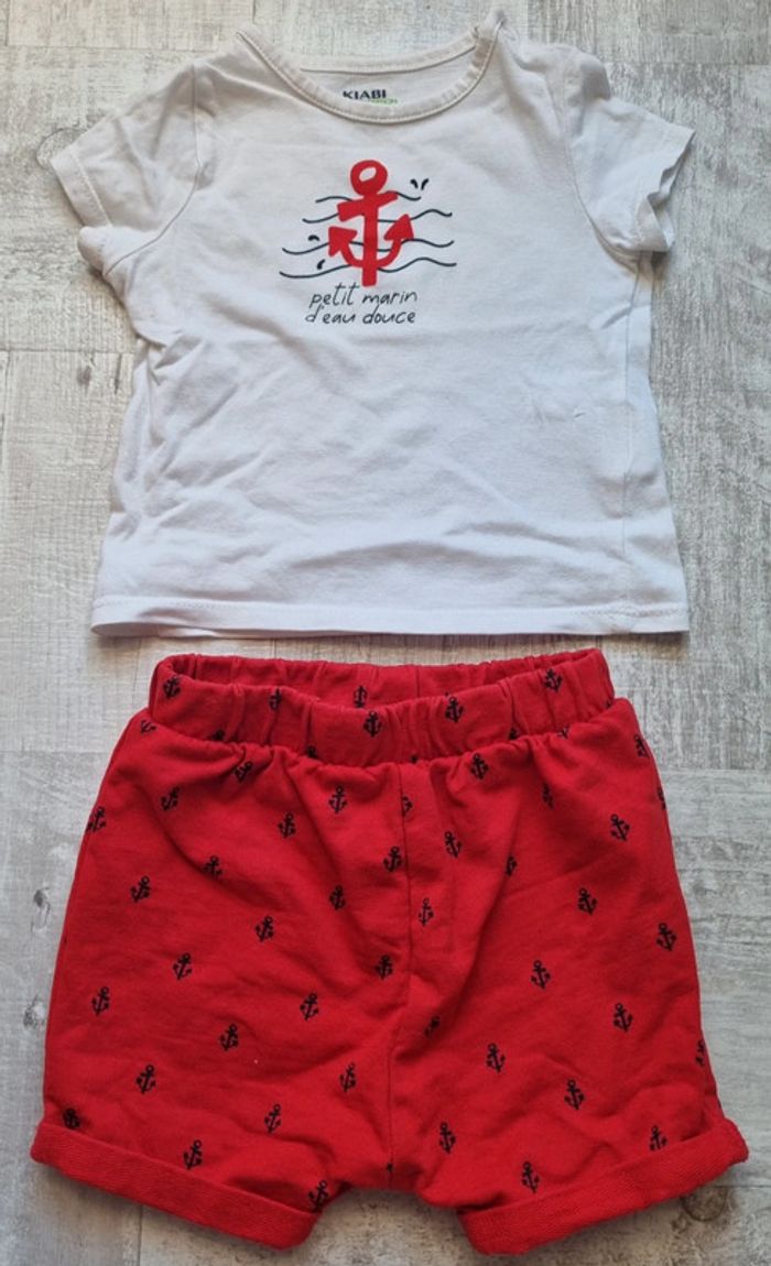 Ensemble 6 mois été garçon