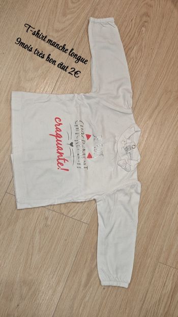 T-shirt manche longue 9mois