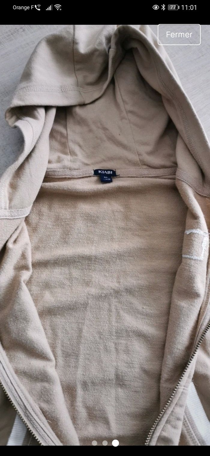 Gilet à capuche 6 ans - photo numéro 3