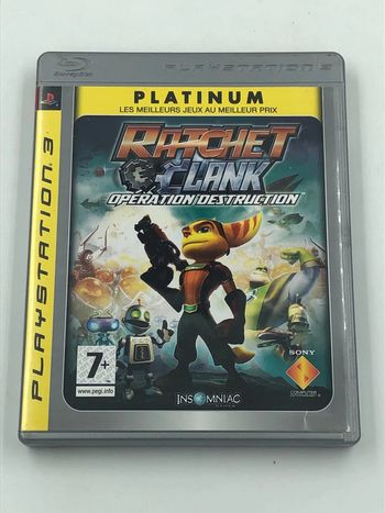 Jeu vidéo Ratchet et Clank Opération destruction sur console PS3