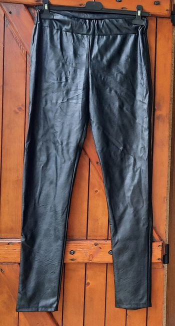 Leggings imitation cuir, taille XL / 42