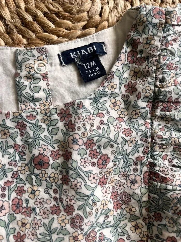 Robe fleurie été kiabi 12 mois - photo numéro 2
