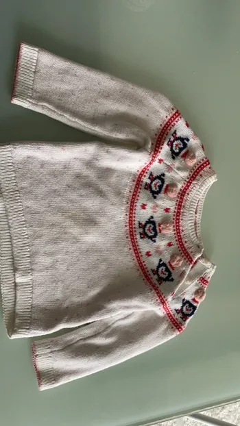 Petit pull chaud Noël petite fille
