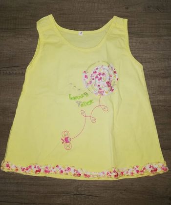 Robe jaune 6/12 mois #Fille6mois un peu décousue sur le bas ( voir photo )