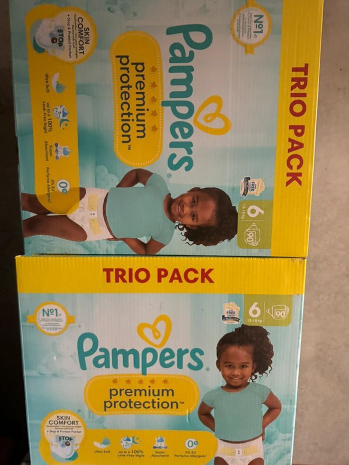 Couche Pampers premuim taille 6