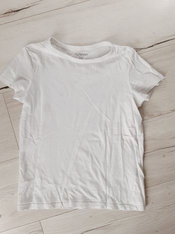 Vêtement mixte garçon fille tee-shirt manches courtes blanc In extenso 12 ans