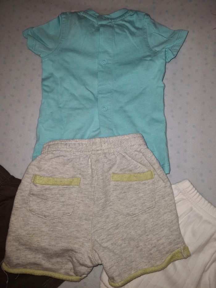 Lot tee-shirts et shorts 3mois - photo numéro 6