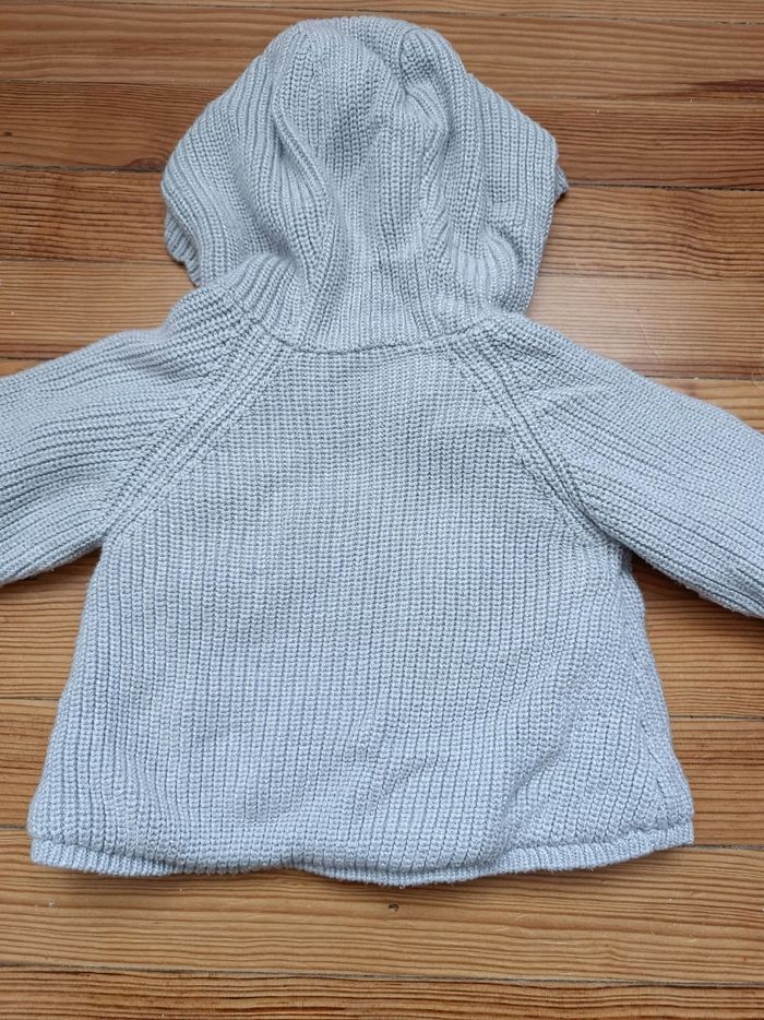Veste gris chaude bébé - photo numéro 2