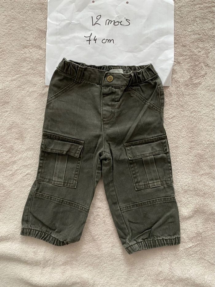 Lot de 3 pantalons - Kimbaloo, Liberto, In extenso - 12 mois - TBE - photo numéro 9